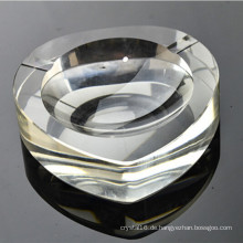 Handgefertigte Kristallglas Herz Zigarre Aschenbecher (KS13024)